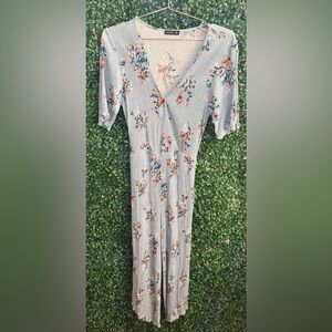 Cotton On Floral Print Jumpsuit